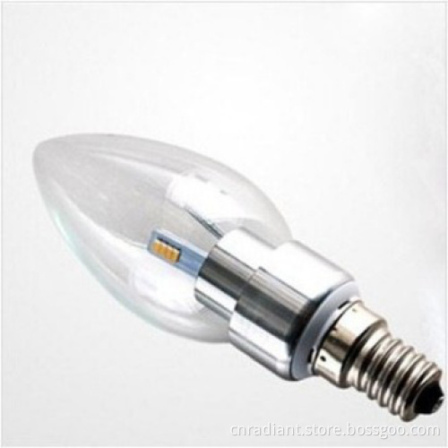LED candle light bulb,4w, E27/E14 base,CE warrant two years